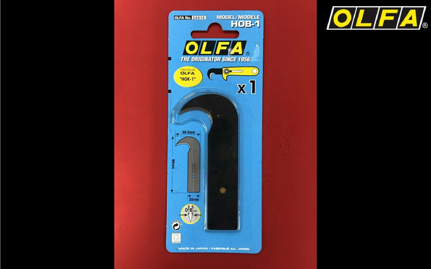 OLFA HOB-1鐮刀替刃