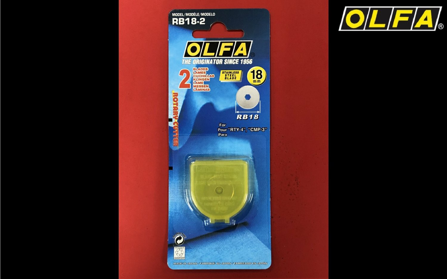 OLFA RB18-2型18m/m滾輪式刀片