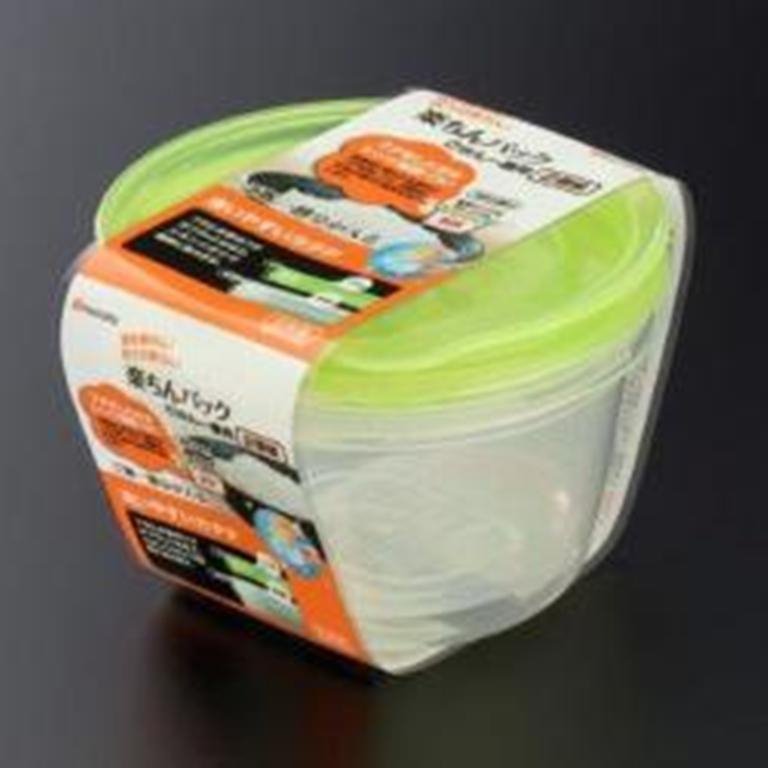 日本製  inomata  1780 N果綠2入微波保鮮盒 4905596178019