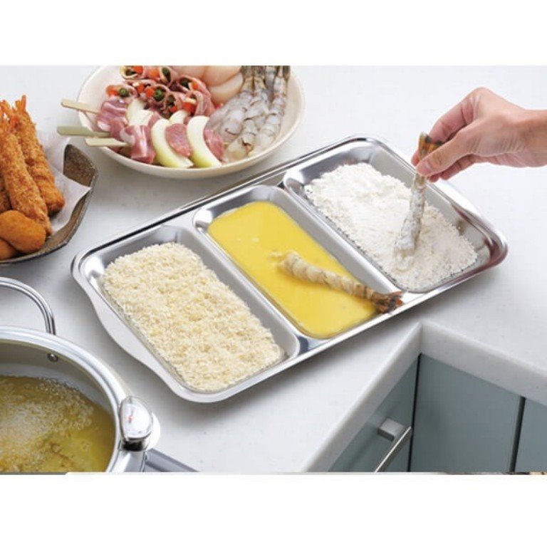 日本製  YOSHIKAWA   SJ1115  SS   3連備料盤    4979487911153