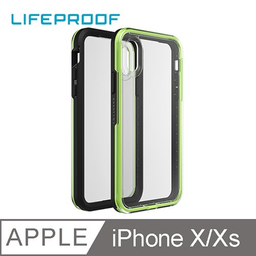 LIFEPROOF iPhone X/XS 防摔保護殼-SLAM (黑/綠)