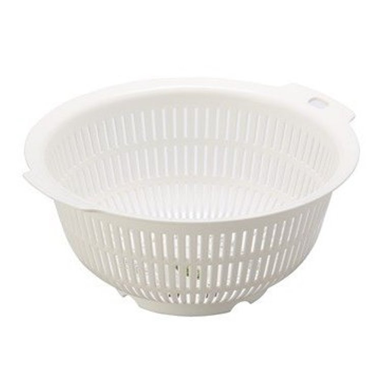 日本製 inomata  0111瀝水藍-白   4905596011163 