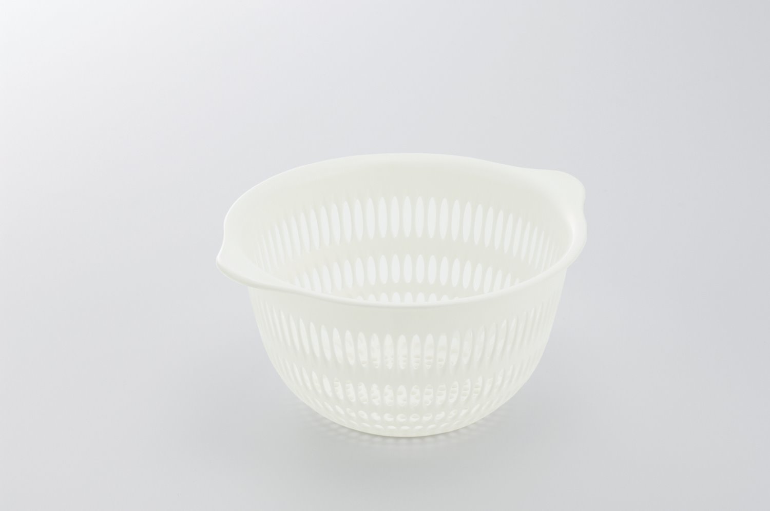 日本製 inomata 0221彩色孔丸盆  4905596022169-白