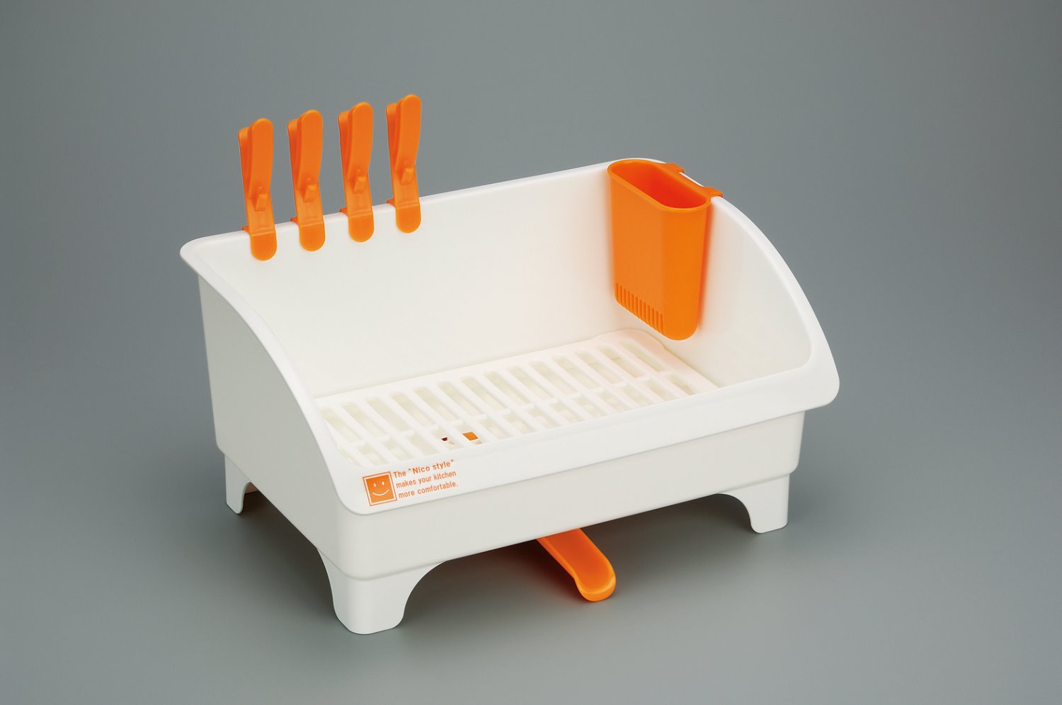 日本製  inomata   0082  NicoStyle  碗盤架   4905596008262