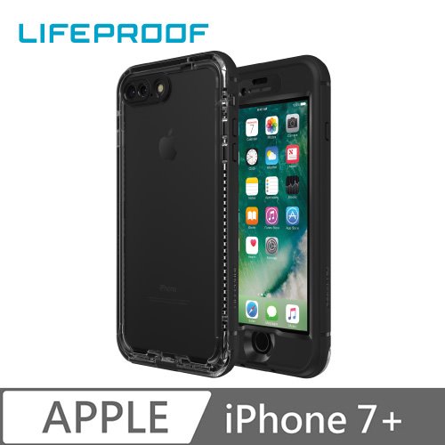 LIFEPROOF iPhone 7+ 全方位防水/雪/震/泥 保護殼-NUUD(黑)
