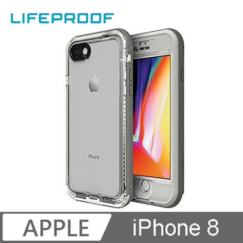 LIFEPROOF iPhone 8 全方位防水/雪/震/泥 保護殼-NUUD(白)
