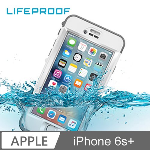 LIFEPROOF iPhone 6s+ 全方位防水/雪/震/泥 保護殼-NUUD(白)