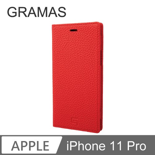 GRAMAS iPhone 11 Pro 手工德國真皮皮套- (紅)