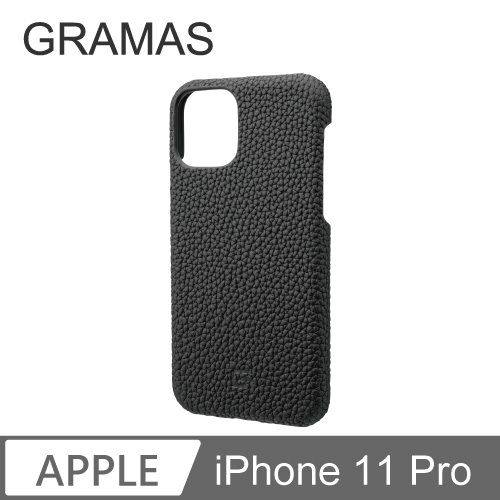 GRAMAS iPhone 11 Pro 手工德國真皮背蓋- (黑)