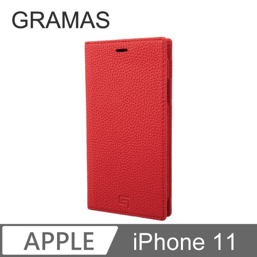 GRAMAS iPhone 11 手工德國真皮皮套- (紅)