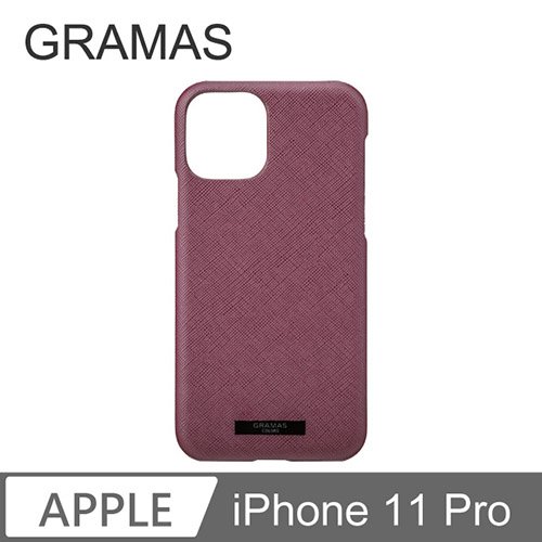 GRAMAS iPhone 11 Pro 職匠工藝 背蓋式手機殼- EURO (酒紅)
