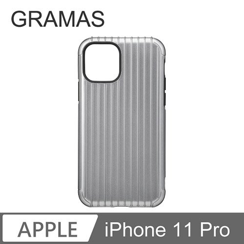 GRAMAS iPhone 11 Pro 軍規防摔經典手機殼- Rib (灰)