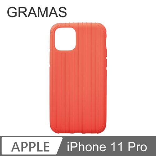 GRAMAS iPhone 11 Pro 羽量經典保護殼- Rib Light (桃)