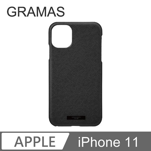 GRAMAS iPhone 11 職匠工藝 背蓋式手機殼- EURO (黑)
