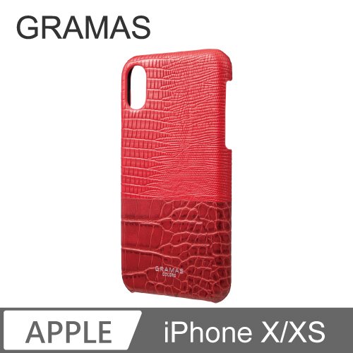 GRAMAS iPhone X/Xs 日本時尚背蓋手機殼 - Amazon (紅)