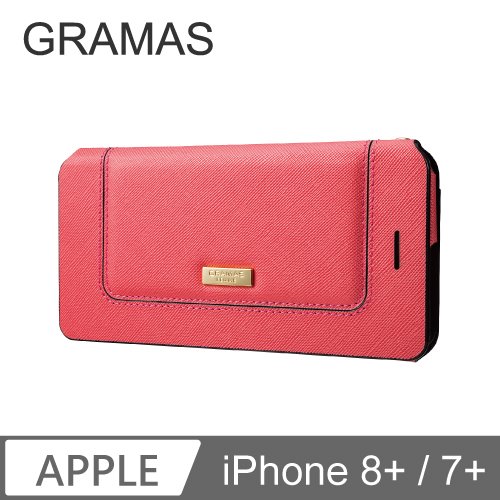 GRAMAS iPhone 7+/8+ 仕女皮包限定款- Sac (粉紅)