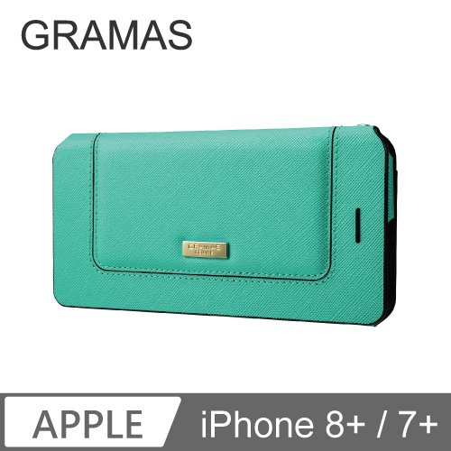 GRAMAS iPhone 7+/8+ 仕女皮包限定款- Sac (綠松)