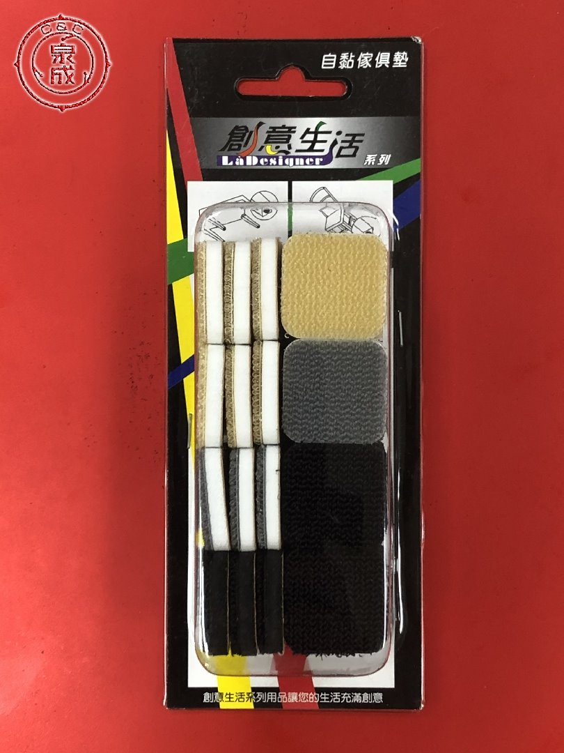 自黏傢俱墊-2.5cm 方(36入)<91453>