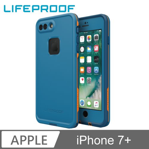 LIFEPROOF iPhone 7+ 全方位防水/雪/震/泥 保護殼-FRE(藍)