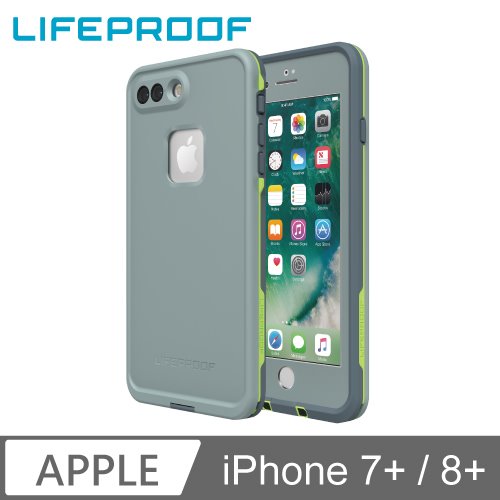 LIFEPROOF iPhone 7+/8+ 全方位防水/雪/震/泥 保護殼-FRE(灰)