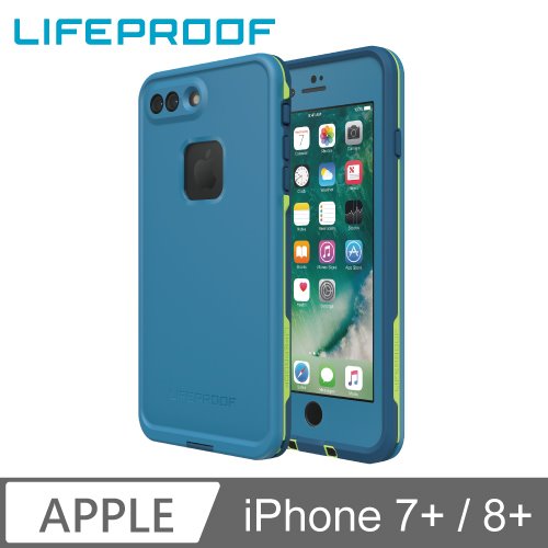 LIFEPROOF iPhone 7+/8+ 全方位防水/雪/震/泥 保護殼-FRE(藍)
