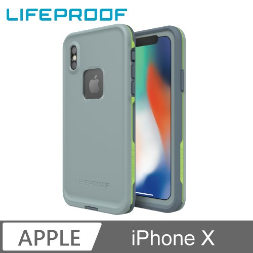 LIFEPROOF iPhone X 全方位防水/雪/震/泥 保護殼-FRE(灰)