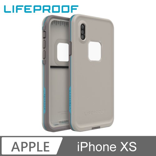LIFEPROOF iPhone Xs 全方位防水/雪/震/泥 保護殼-FRE(灰)