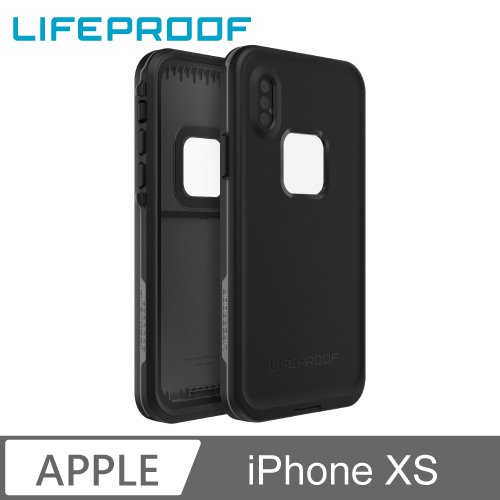 LIFEPROOF iPhone Xs 全方位防水/雪/震/泥 保護殼-FRE(黑)