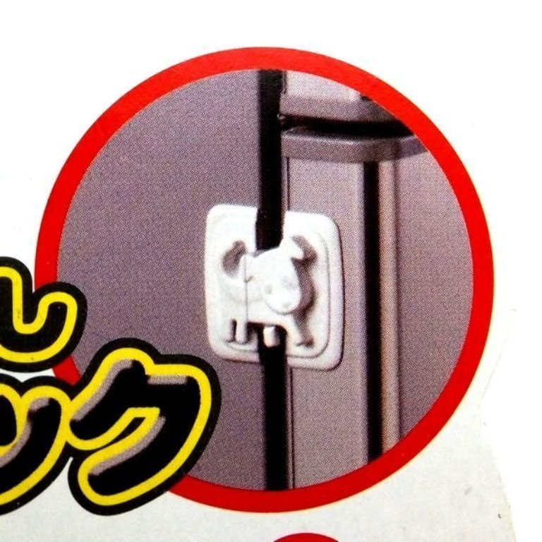 SURUGA  動物造型 粘著式 一字型多用途安全扣   4580297231203