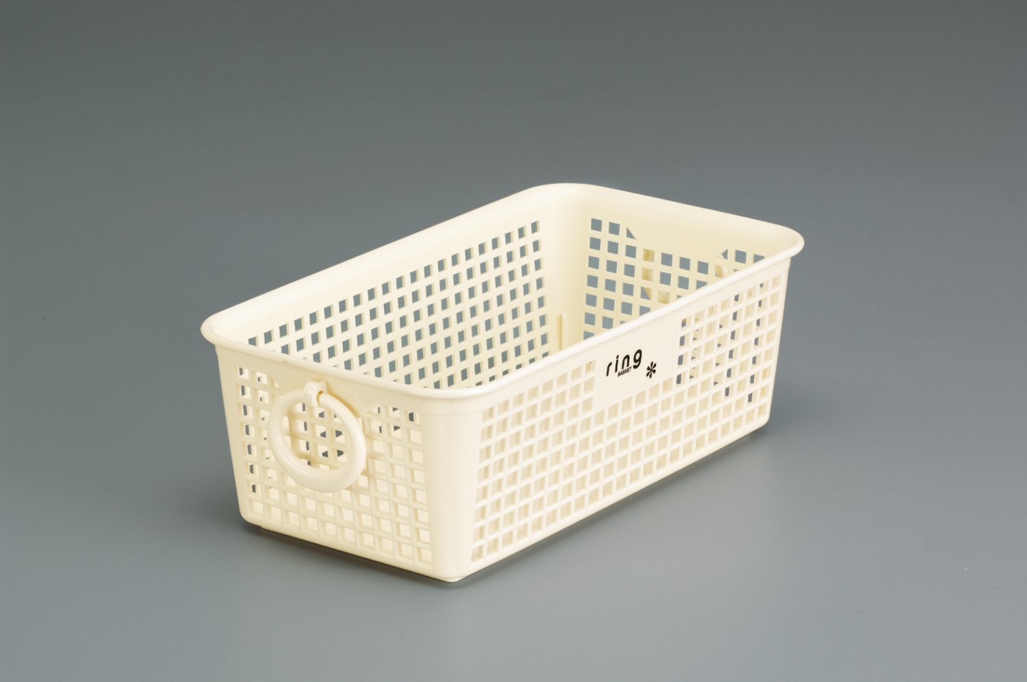 日本製   inomata   4525 雙耳多用途長角四方收納置物籃   4905596452560-白