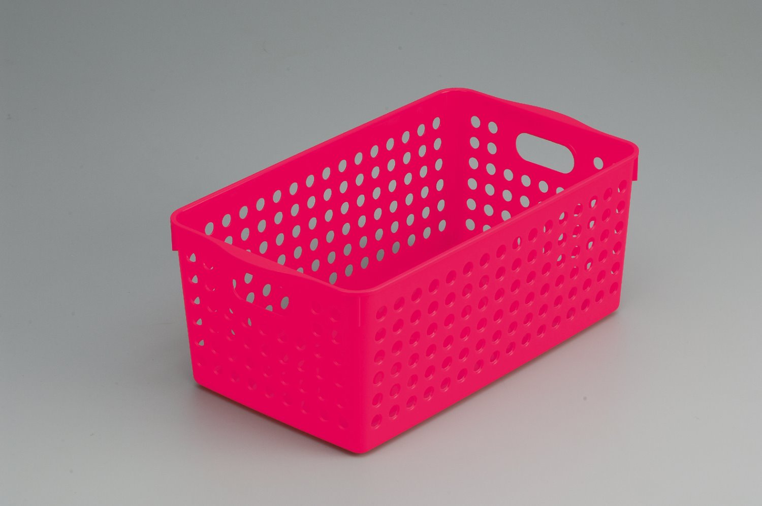 日本製    inomata  4571寬四方多用途收納籃~ 紅 / -綠 /  -藍