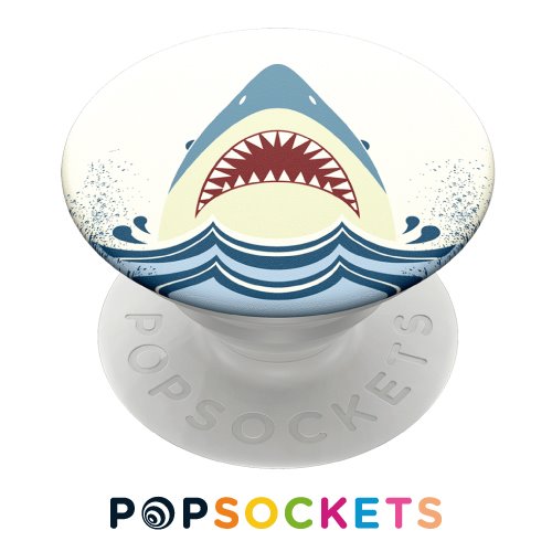 POPSOCKETS泡泡騷多功能手機支架2代-跳躍鯊魚