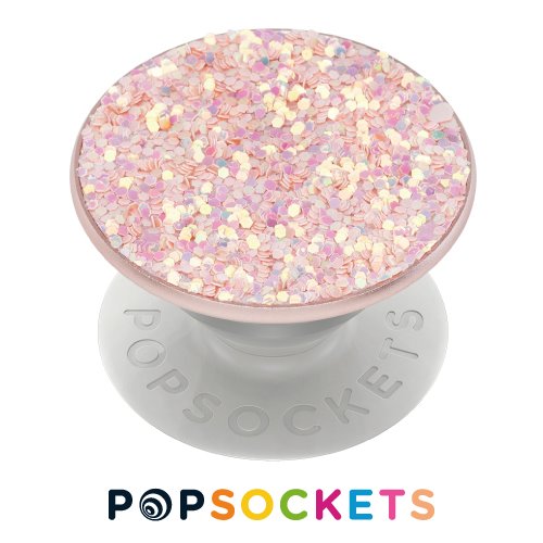 POPSOCKETS泡泡騷多功能手機支架2代-粉瑰粉亮片