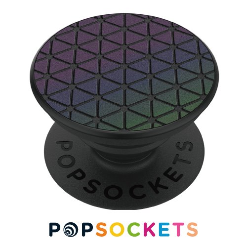 POPSOCKETS泡泡騷多功能手機支架2代-反射幾何方格