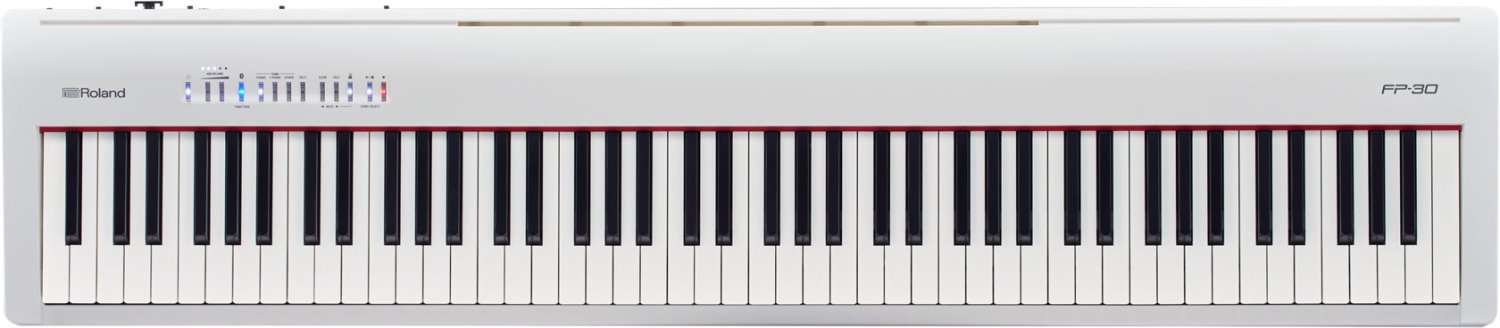 Roland FP30 電鋼琴 附延音踏板(不含腳架)顏色:黑色>白色