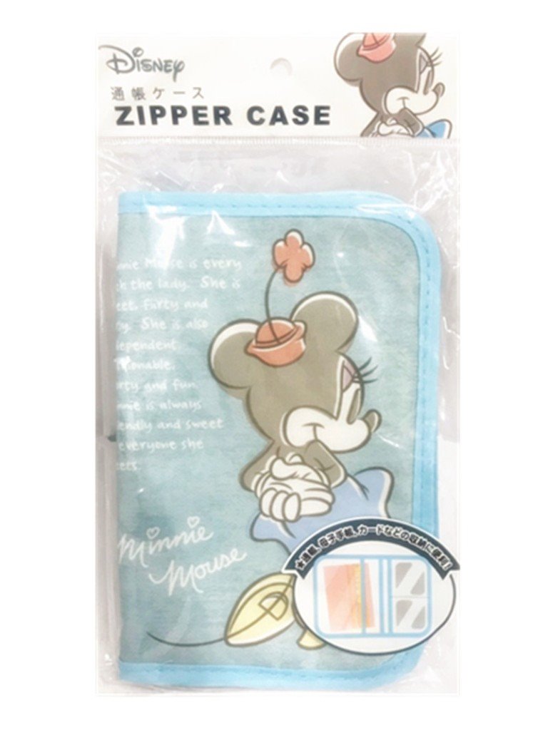Disney 迪士尼系列 (拉鍊) 通帳/手帳本/護照 ~   Tsum Tsum- KN-04491 / 米妮水藍-KN-04624