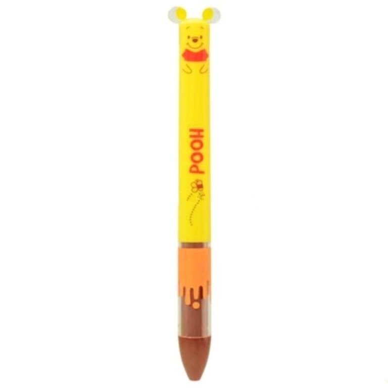 日本製  Disney 迪士尼系列 造型兩色原子筆~ 米奇22001201/-米妮22001301/-POOH 小熊維尼
