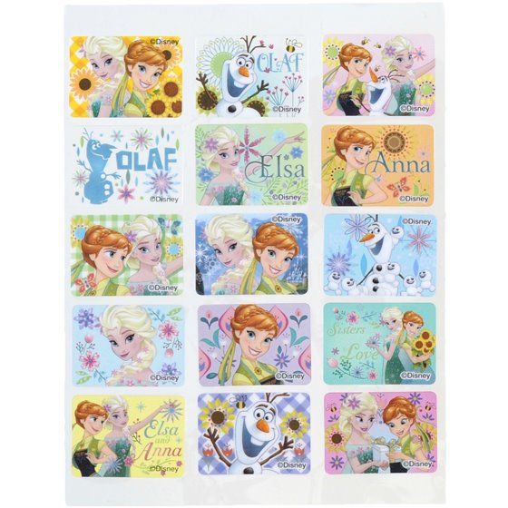 日本製 Disney 迪士尼系列 冰雪奇緣 圖案防蚊貼-薰衣草精油/12H/45枚/包 4543112968579