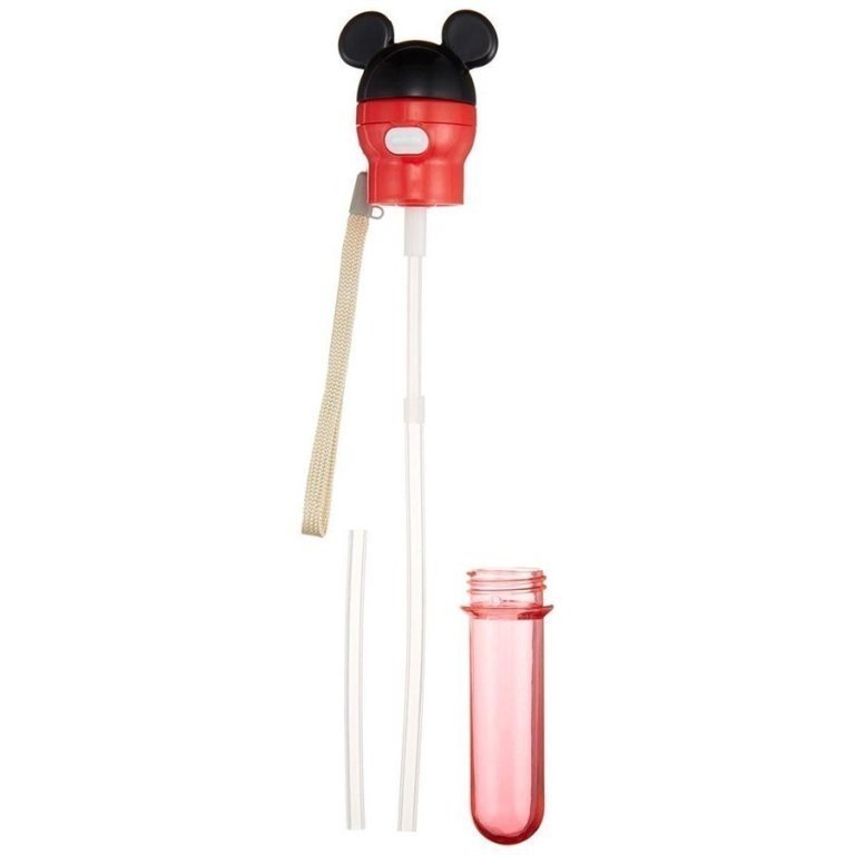 Disney  迪士尼系列 米奇 立體造型隨身攜帶吸管組 4973307249167