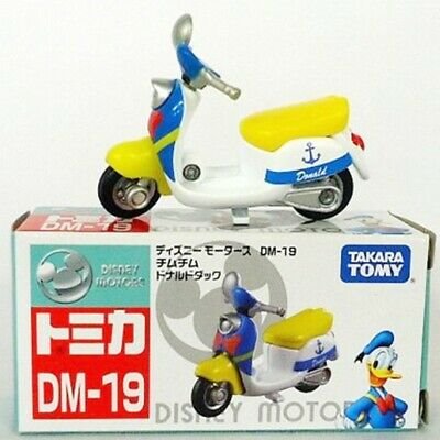 Disney  迪士尼系列 TOMICA多美小汽車 ~DM-18維尼麵包/ DM-19唐老鴨速克達機車