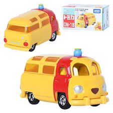Disney  迪士尼系列 TOMICA多美小汽車 ~DM-18維尼麵包/ DM-19唐老鴨速克達機車