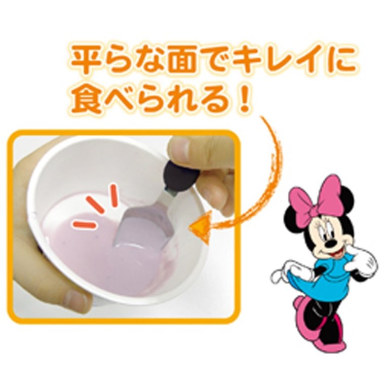 日本製 DISNEY迪士尼 AKACHAN阿卡將 不鏽鋼防落叉匙組~ 米奇 / -米妮 