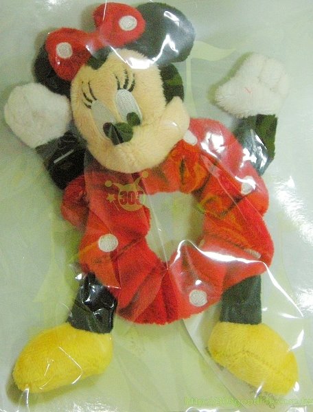 香港限定 Disney 迪士尼 米妮造型髮圈    400001868416