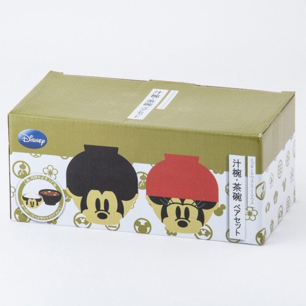 Disney  迪士尼   米奇+米妮兩用碗禮盒(湯碗加茶碗)  4942423224556