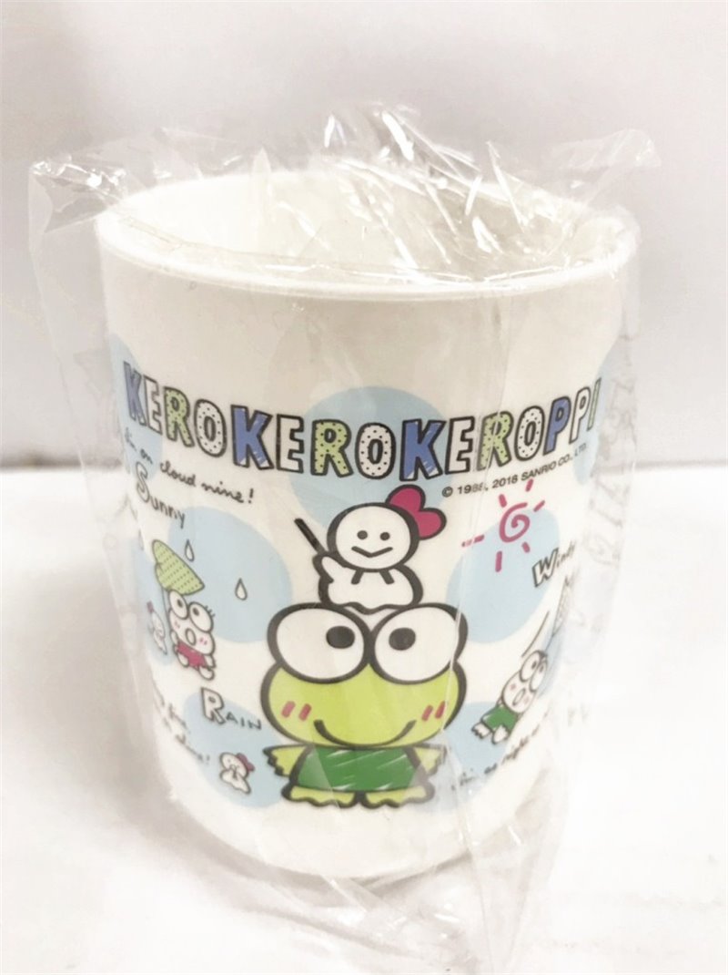 台灣製 三麗鷗系列 大眼蛙KRT-211435 牙刷杯 .漱口杯300cc  4710150211435  