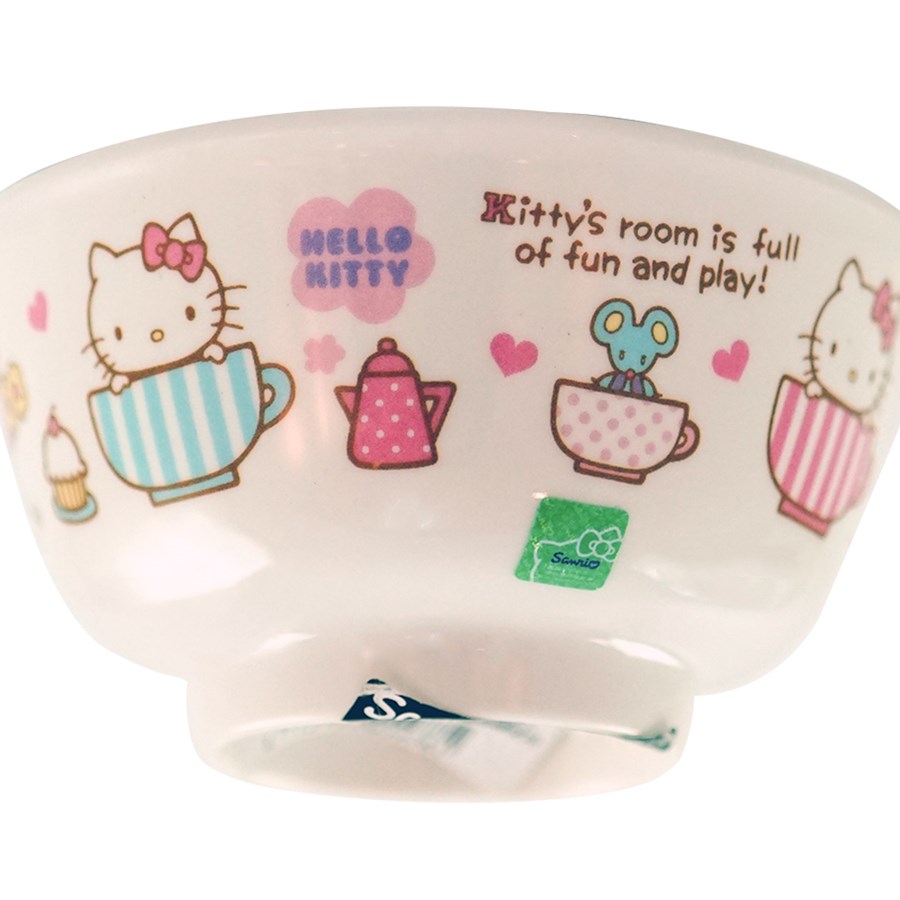 台灣製 茂伸  Hello Kitty  893蝴蝶結   KT 可愛餐碗  4712733009781
