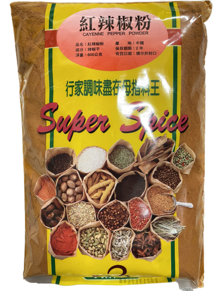 母指料王紅辣椒粉600克，大容量純研磨紅辣椒，色澤紅亮、辣味香濃不嗆口，適合炒菜、滷味、沾醬、製辣醬，是專業餐飲與家庭必備辣味調味粉！台南、高雄、屏東皆可快速配送