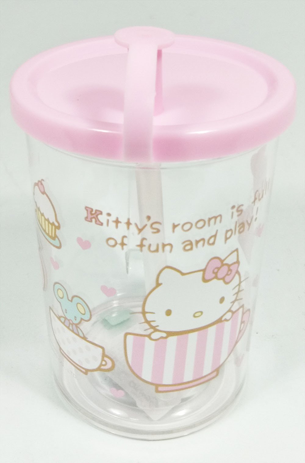 台灣製 茂伸 三麗鷗系列  Hello Kitty 凱蒂貓 兒童吸管水杯  4713077263150