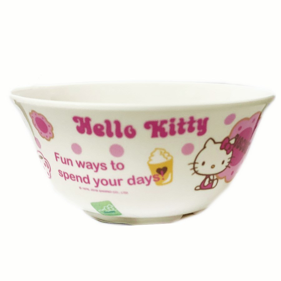 台灣製 茂伸 三麗鷗系列  Hello Kitty 803蝴蝶結KT西式餐碗  4712733009637