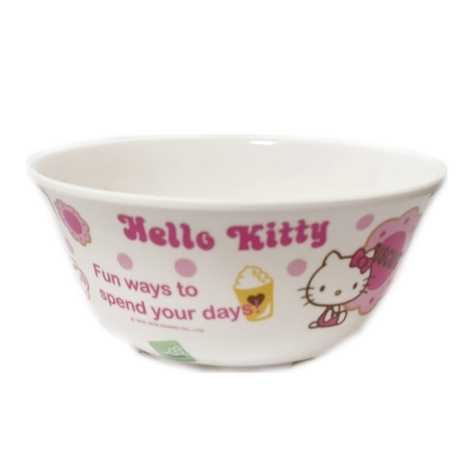 台灣製 茂伸 三麗鷗系列  Hello Kitty 803蝴蝶結KT西式餐碗  4712733009637